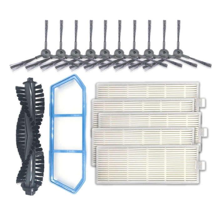 XI230 5 Pairs K614 Side Brushes + I205 Initial Effect Filter + 5 PCS I207 Filters + I203 Main Bru...