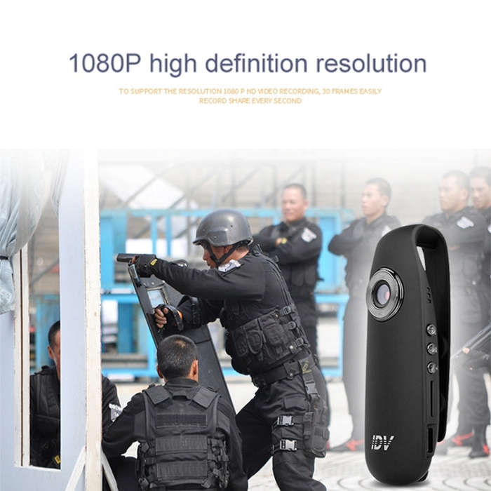 IDV 007 HD 1080P Clip Design Law Enforcement Recorder Portable Mini Monitoring Recorder, Support ...
