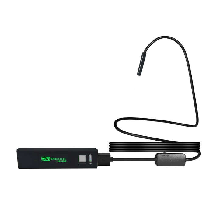 YPC110 8mm 2.0MP HD Camera WiFi Endoscope Snake Tube Inspection Camera with 8 LED, Waterproof IP6...
