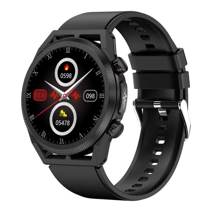 ET310 1.39 inch IPS Screen IP67 Waterproof Silicone Band Smart Watch, Support Body Temperature Mo...