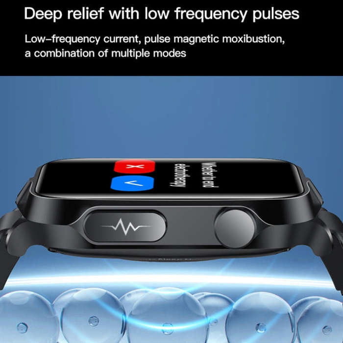 TK11P 1.83 inch IPS Screen IP68 Waterproof Silicone Band Smart Watch, Support Stress Monitoring /...