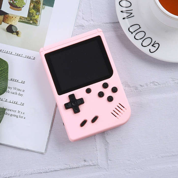 MK800 3.0 inch Macaron Mini Retro Classic Handheld Game Console for Kids Built-in 800 Games, Supp...