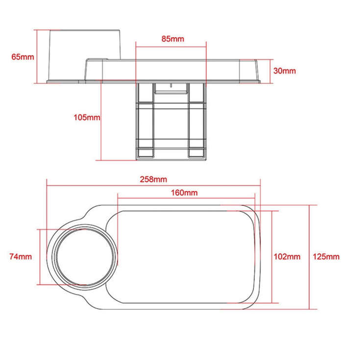 SHUNWEI SD-1511 Portable Vehicle MultifunctionCup Holder Cell Phone Holder, For iPhone, Galaxy, H...