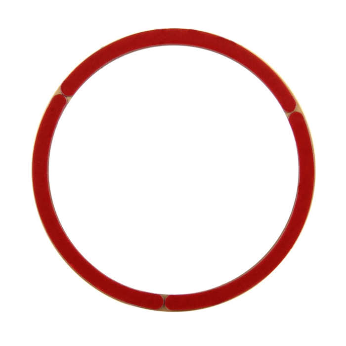 Car Aluminum Steering Wheel Decoration Ring For Audi(Gold)