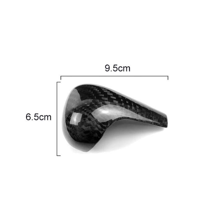 For Left Driving Universal Carbon Fiber Car Gear Shift Knob Modified Shifter Lever Knob for AUDI ...