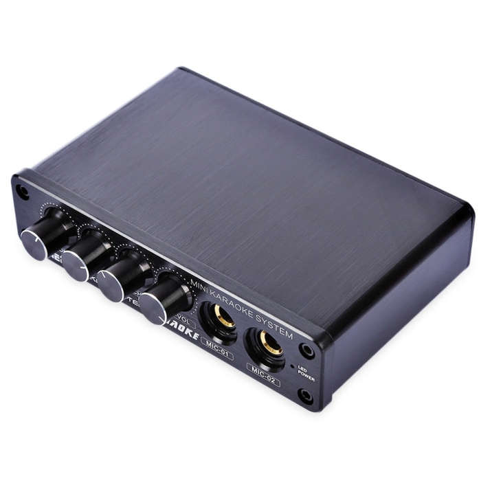 A933 Mini Karaoke Machine System Sound Mixer Amplifier for PC / TV / Mobile Phones, Support RCA i...