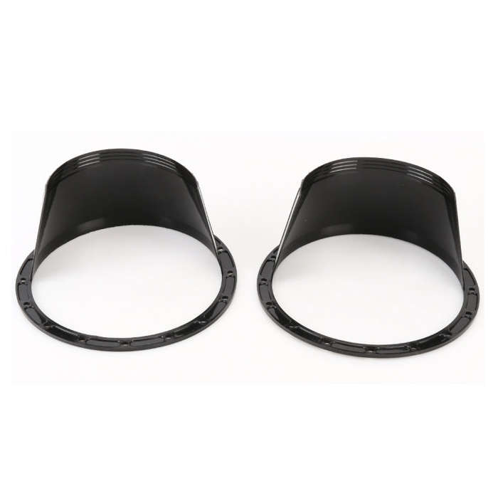 2 PCS 6.5 inch Car Auto Loudspeaker Plastic Waterproof Cover with Protective Cushion Pad, Inner D...