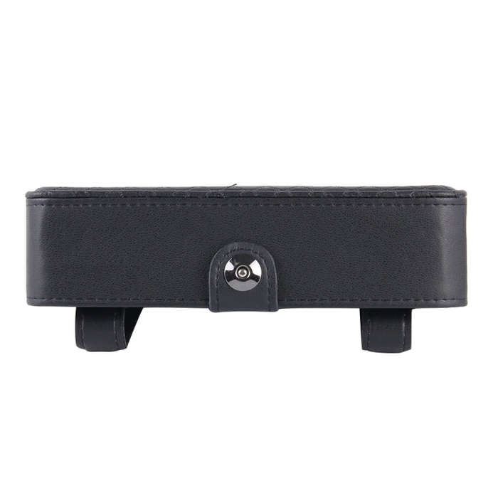 Car Sun Visor Hanger Tissue Box Paper Napkin Bag With 83g Napskins(Black)