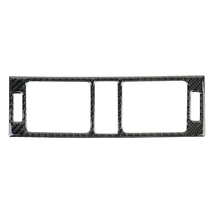 Car Dashboard Air Conditioning Frame Carbon Fiber Decorative Sticker for Mercedes-Benz W204 2007-...