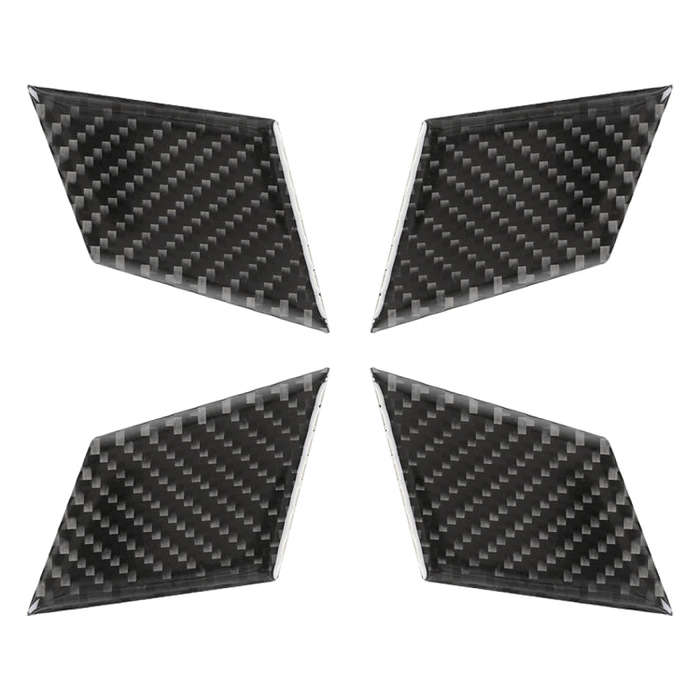 4 PCS Car Door Inner Handle Wrist Panel Carbon Fiber Decorative Sticker for Mercedes-Benz W204 20...