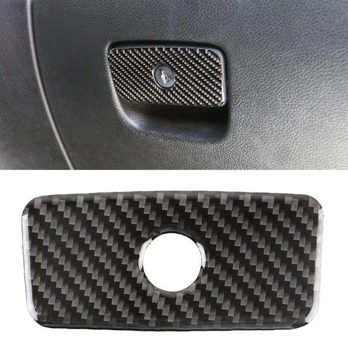 Car Front Passenger Seat Storage Box Carbon Fiber Decorative Sticker for Jeep Grand Cherokee 2011...