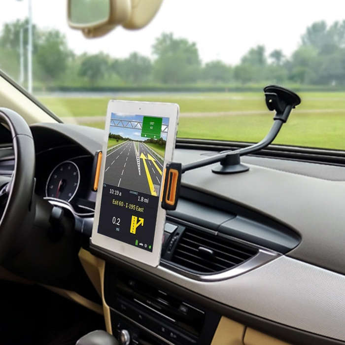 Auto Car Tablet PC Holder Cradle Tablet Car Holder, For Device Length in 15 inch, Random Color De...