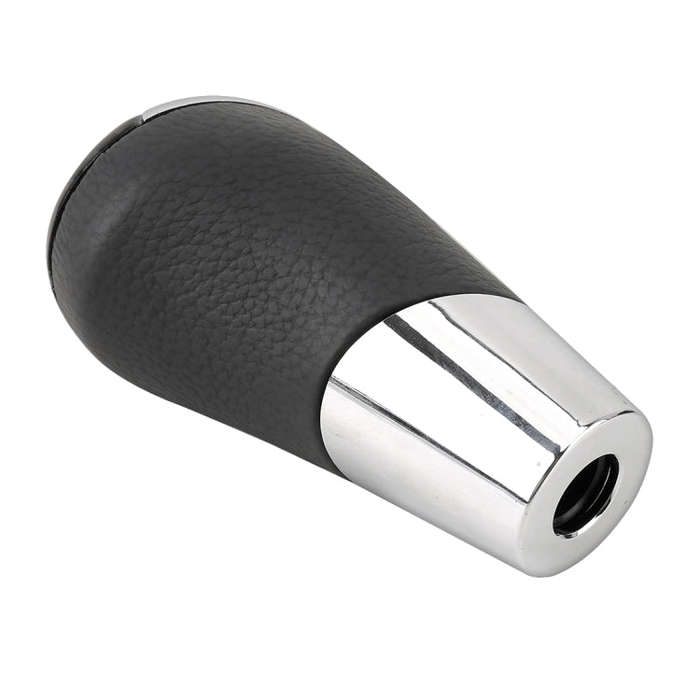 Universal Carbon Fiber Texture Leather Hole Pattern Car Gear Shift Knob Modified Shifter Lever Knob