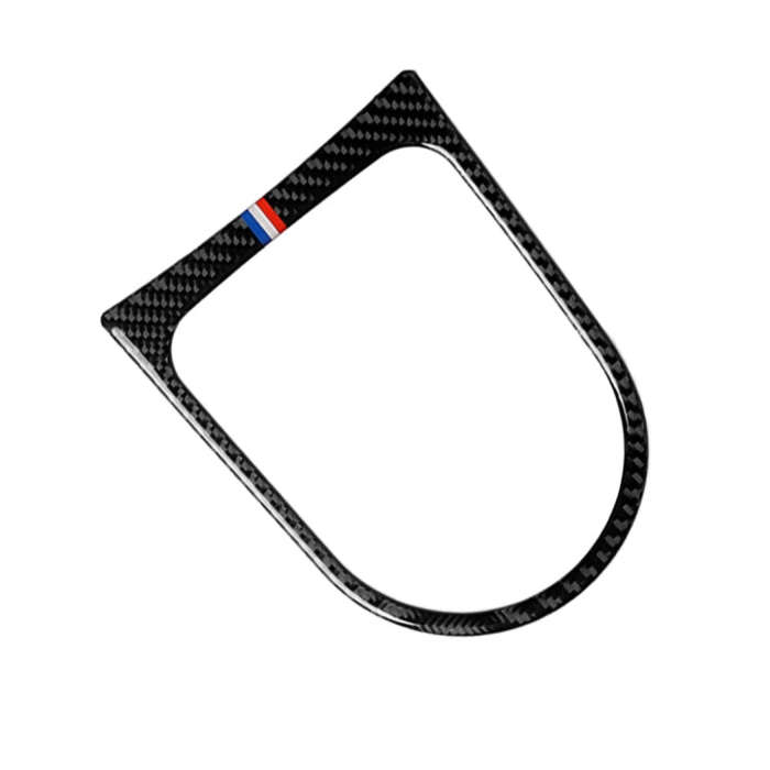 Car USA Color Carbon Fiber Shift Frame Decorative Sticker for Ford Mustang 2015-2017