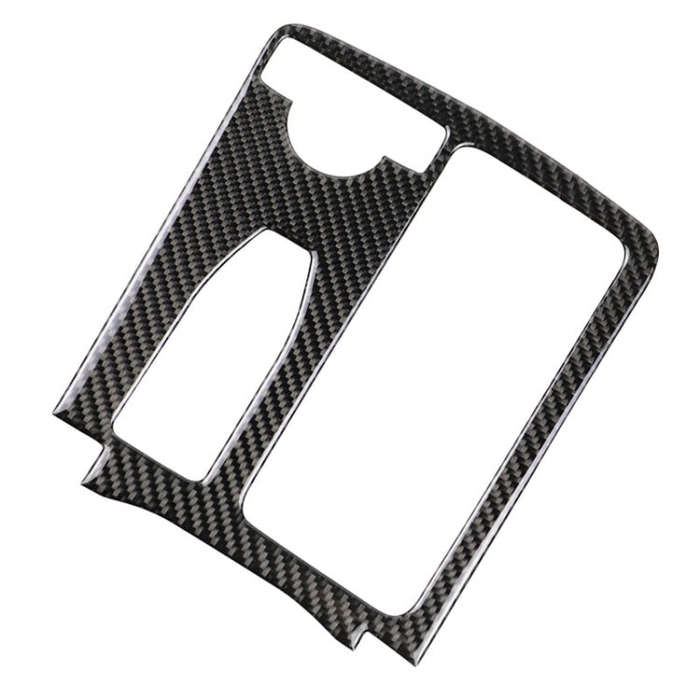 Car Carbon Fiber Left Drive Gear Position Panel Decorative Sticker for Mercedes-Benz W204 2007-20...