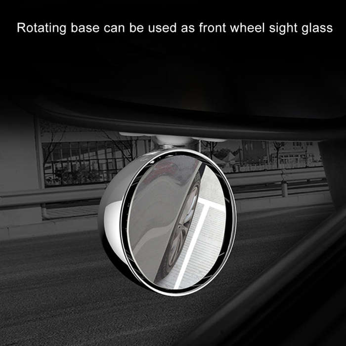 3R-044 Auxiliary Rear View Mirror Car Adjustable Blind Spot Mirror Wide Angle Auxiliary Rear View...