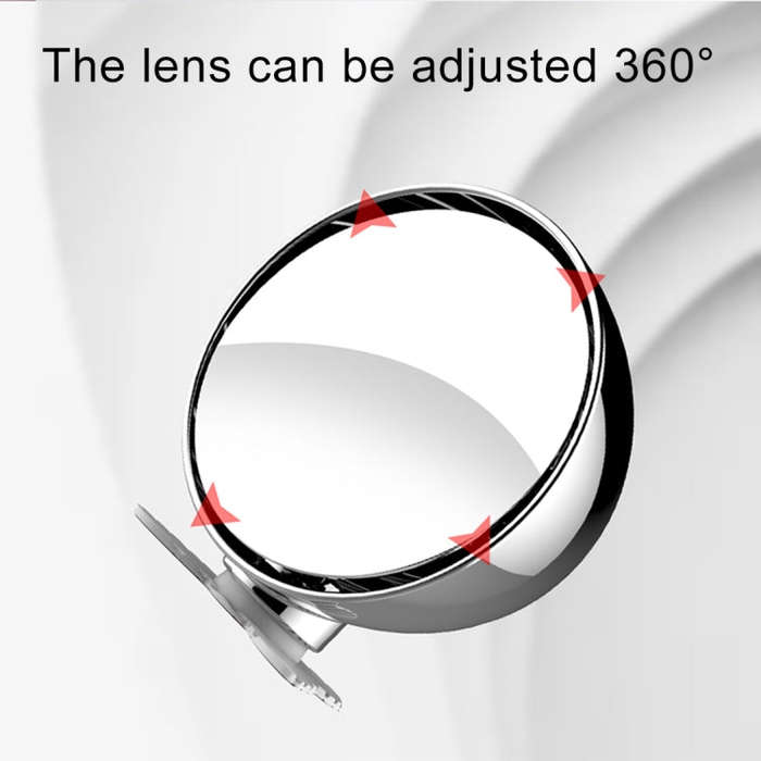 3R-044 Auxiliary Rear View Mirror Car Adjustable Blind Spot Mirror Wide Angle Auxiliary Rear View...