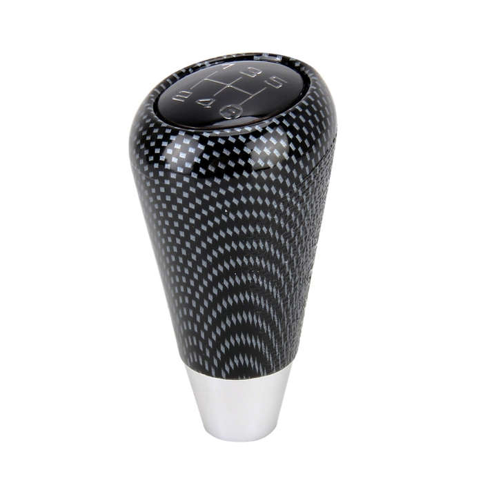 Universal Vehicle Modified Resin Shifter Manual 6-Speed Gear Shift Knob, Size: 8.2*5.5cm (Black W...