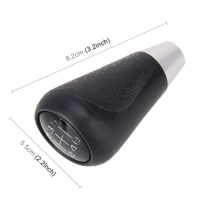 Universal Vehicle Modified Resin Shifter Manual 6-Speed Gear Shift Knob, Size: 8.2*5.5cm (Black)