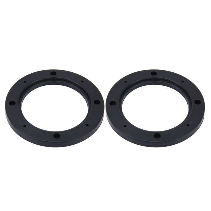 2 PCS 5 inch Car Auto ABS Loudspeaker Base Protection Hollow Cover Holder Mat, Inner Diameter: 12...