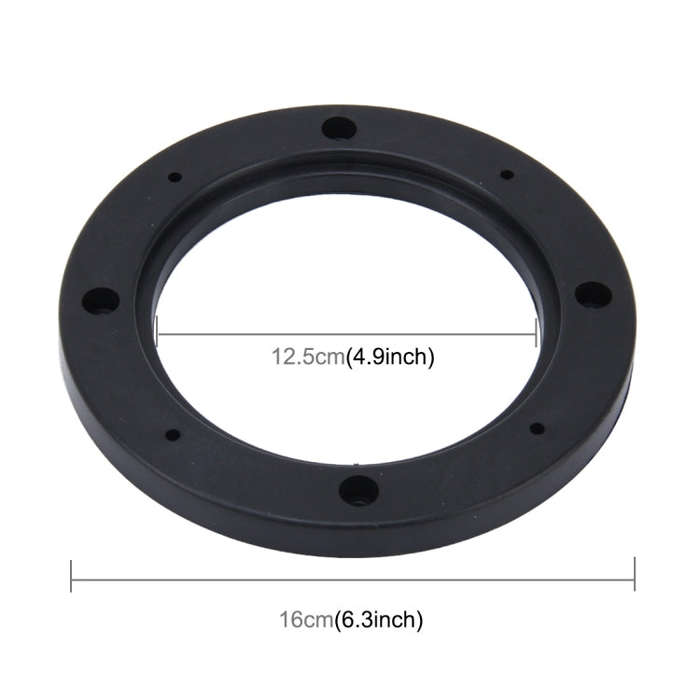 2 PCS 5 inch Car Auto ABS Loudspeaker Base Protection Hollow Cover Holder Mat, Inner Diameter: 12...