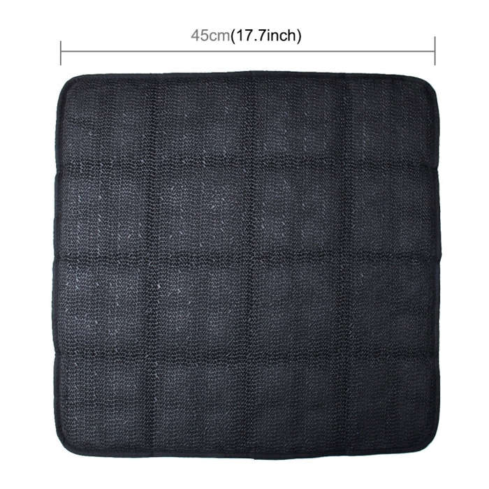 Universal Breathable Four Season Auto Ice Blended Fabric Mesh Seat Cover Cushion Pad Mat for Car ...