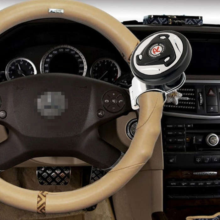 Car Auto Universal Steering Wheel Spinner Knob Auxiliary Booster Aid Control Handle Car Steering ...