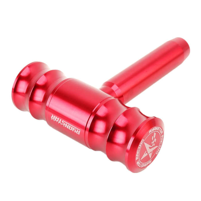 Universal Car Thread T-shaped Gear Head Gear Shift Knob(Red)