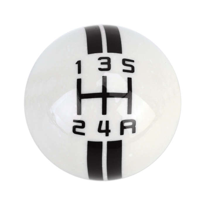 Universal Vehicle Ball Shape Modified Resin Shifter Manual 5-Speed Gear Shift Knob(Black)