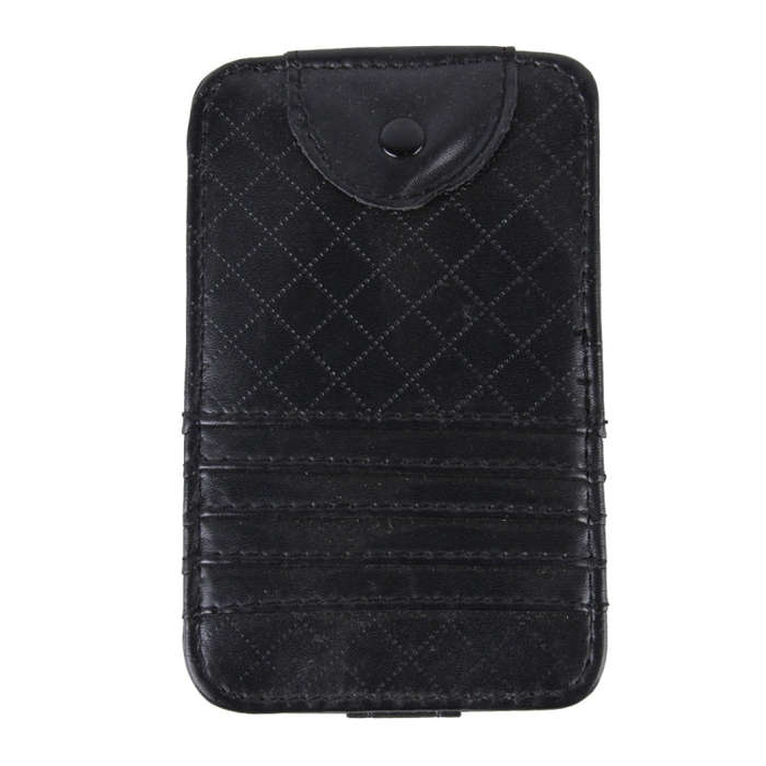 FUDAOCHE Multi-functional Auto Car Sun Visor Sunglasses Holder Card CD Storage Holder Pouch Bag(B...