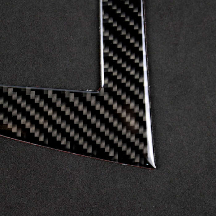Car German Flag Carbon Fiber Central Control CD Panel Decorative Sticker for Mercedes-Benz W204 2...