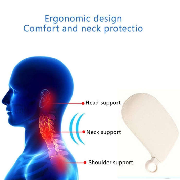Car Seat Headrest Car Neck Pillow Sleep Side Headrest for Children and Adults (Coffee)