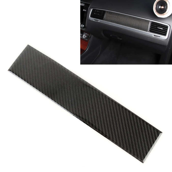 Car Carbon Fiber Dashboard Panel Decorative Sticker for Volkswagen Touareg 2011-2018