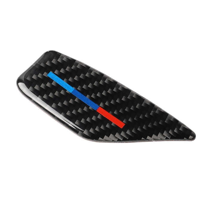 4 PCS Car Tricolor Carbon Fiber Door Inner Handle Wrist Panel Decorative Sticker for BMW 5 Series...