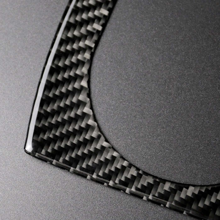 Car Carbon Fiber Gear Position Panel Decorative Sticker for Audi 2014-2017 A3, Left Drive