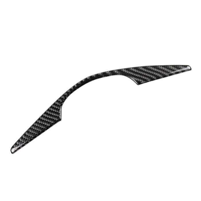 Car Carbon Fiber Steering Wheel Decorative Sticker for Cadillac XT5 2016-2017