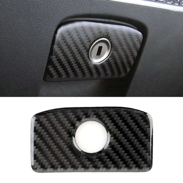 Carbon Fiber Car Storage Box Decorative Sticker for Jaguar F-PACE 2016-2020