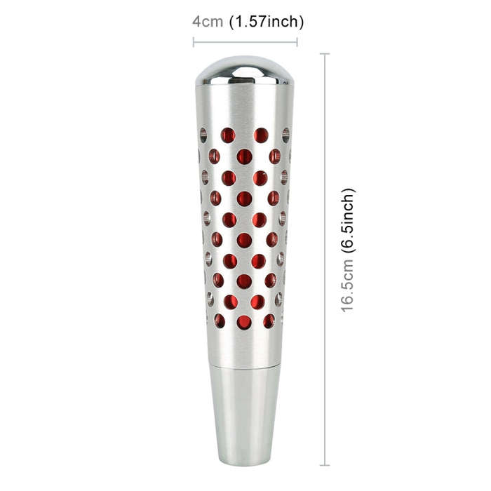 Universal Car Mesh Gear Head Gear Shift Knob (Red)