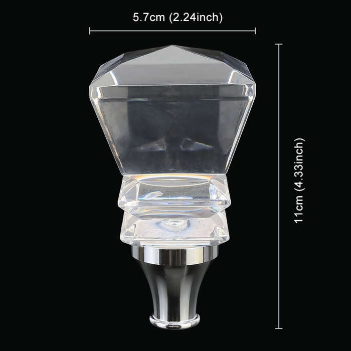 Universal Car Tower Shaped Crystal Gear Head Gear Shift Knob