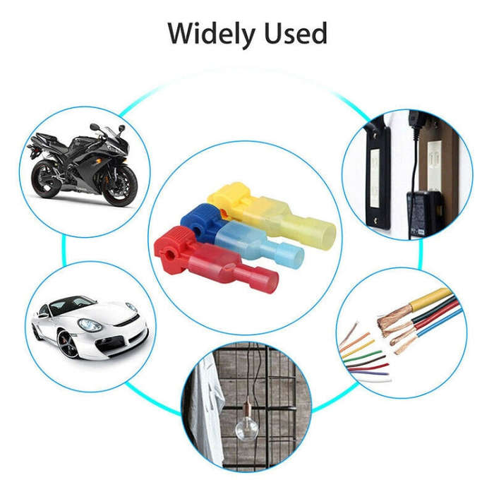 120 in 1 Universal T Shape Push Clamp Solderless Wire Connector Fast Wiring Terminal Insulated Jo...