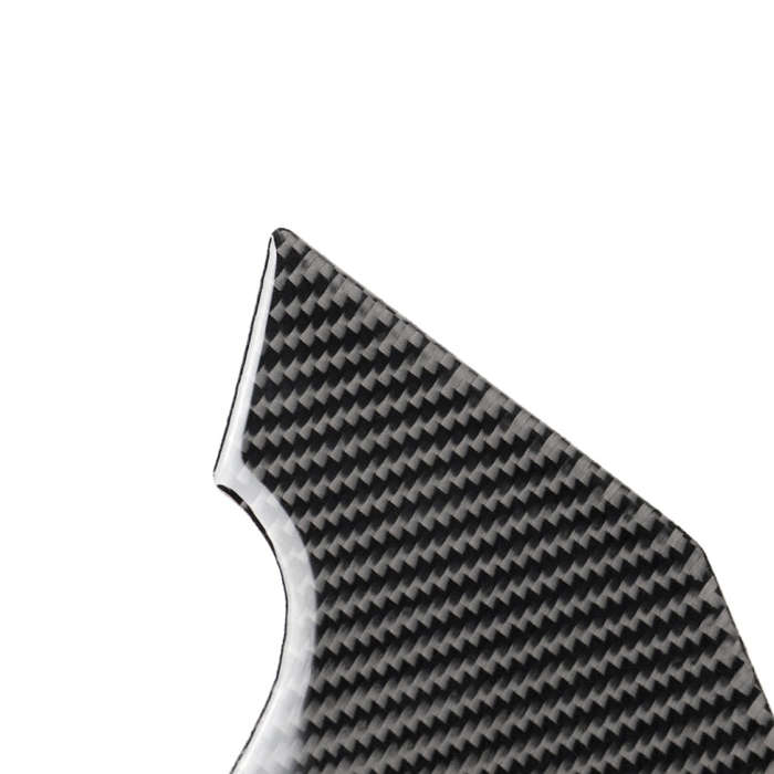 Car Left Drive Carbon Fiber Water Cup Panel Decorative Sticker for Infiniti Q50 / Q60 2014-2020