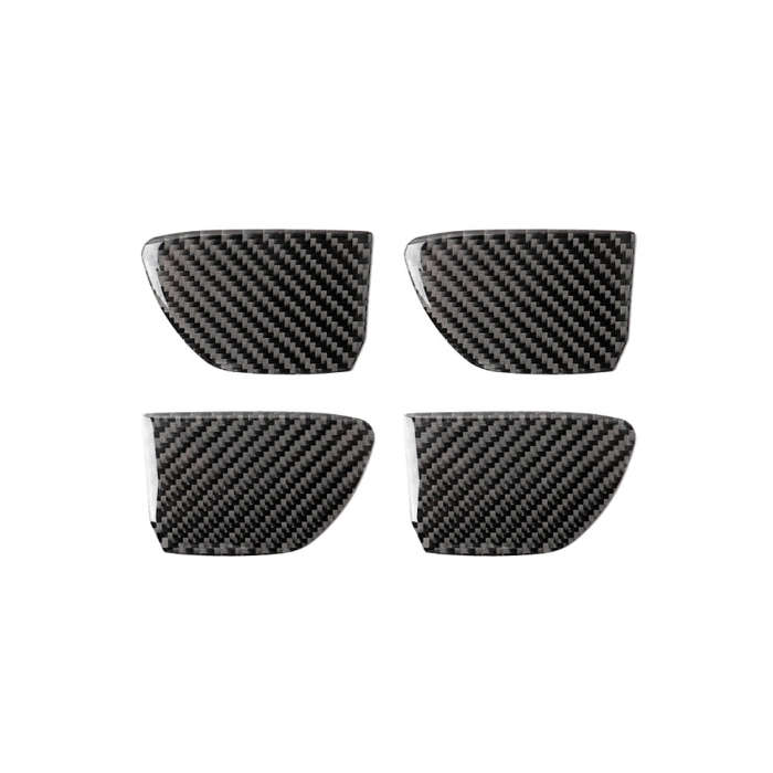 4 PCS Car Carbon Fiber Door Inner Handle Wrist Panel Decorative Sticker for Infiniti Q50 / Q60 20...