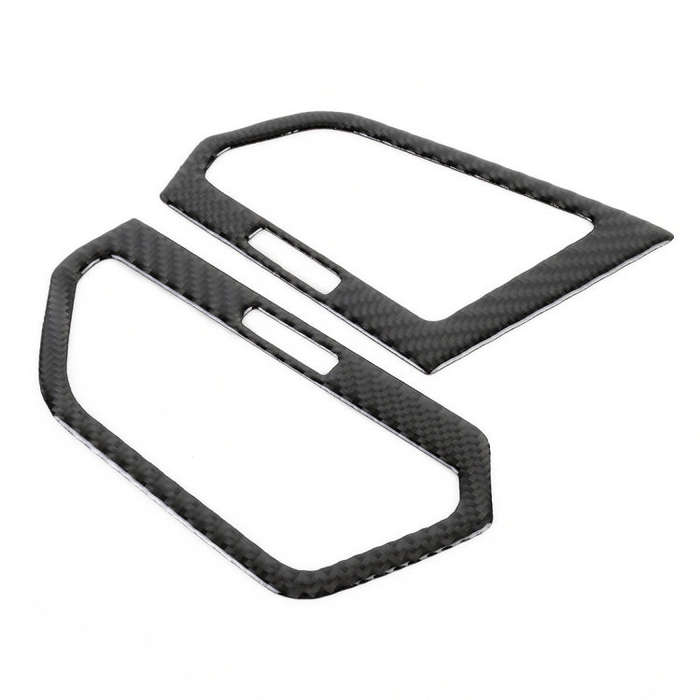 Car Carbon Fiber Central Control Side Air Outlet Frame Decorative Sticker for Volkswagen Tiguan L