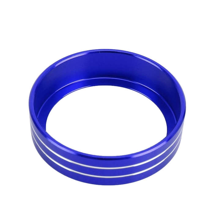 2 PCS Car Metal Air Conditioner Knob Case for Nissan X-TRAIL (Blue)
