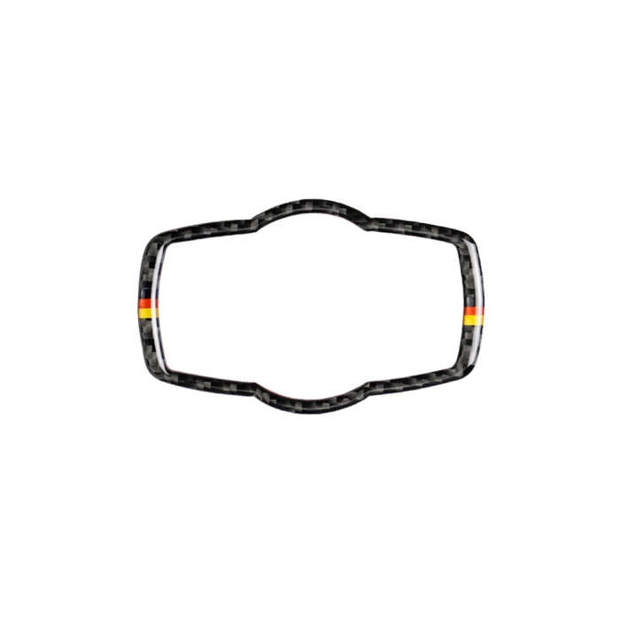 Yellow Red Color Carbon Fiber Car Headlight Switch Decorative Sticker for BMW E90 / E92 / E93 200...