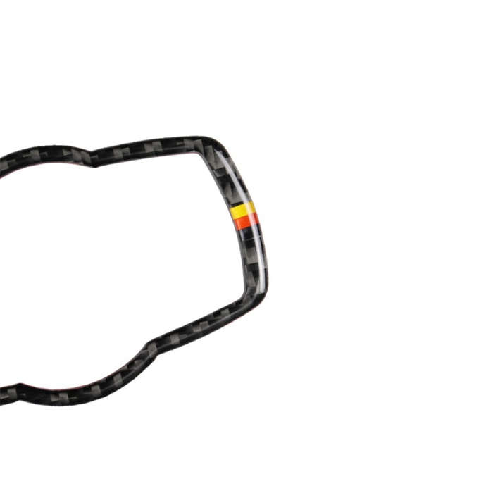 Yellow Red Color Carbon Fiber Car Headlight Switch Decorative Sticker for BMW E90 / E92 / E93 200...