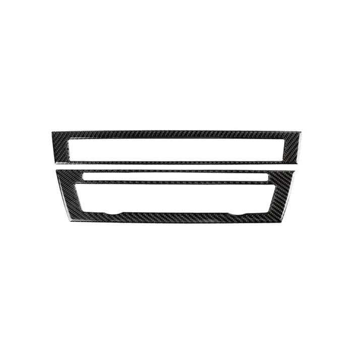 Carbon Fiber Car CD Panel Decorative Sticker for BMW 5 Series F10 2011-2017