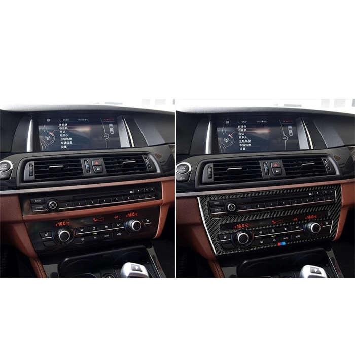 Three Color Carbon Fiber Car CD Panel Center Console Air Conditioning Panel Decorative Sticker fo...