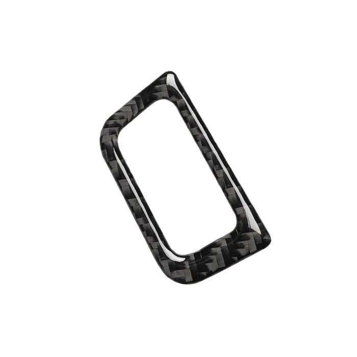 Car Carbon Fiber Trunk Switch Decorative Sticker for Audi A6 S6 C7 A7 S7 4G8 2012-2018, Left Drive