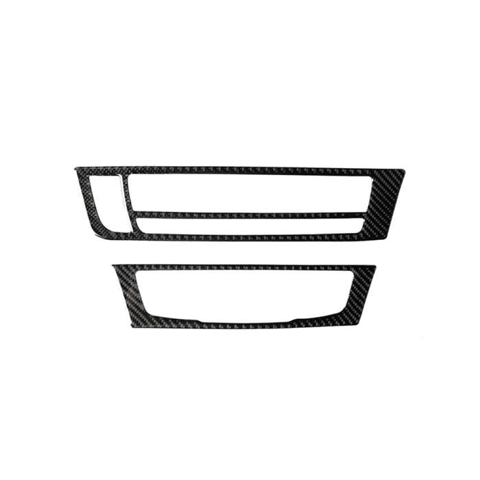 Car Carbon Fiber Air Conditioning CD Panel Decorative Sticker for Audi A6 S6 C7 A7 S7 4G8 2012-20...